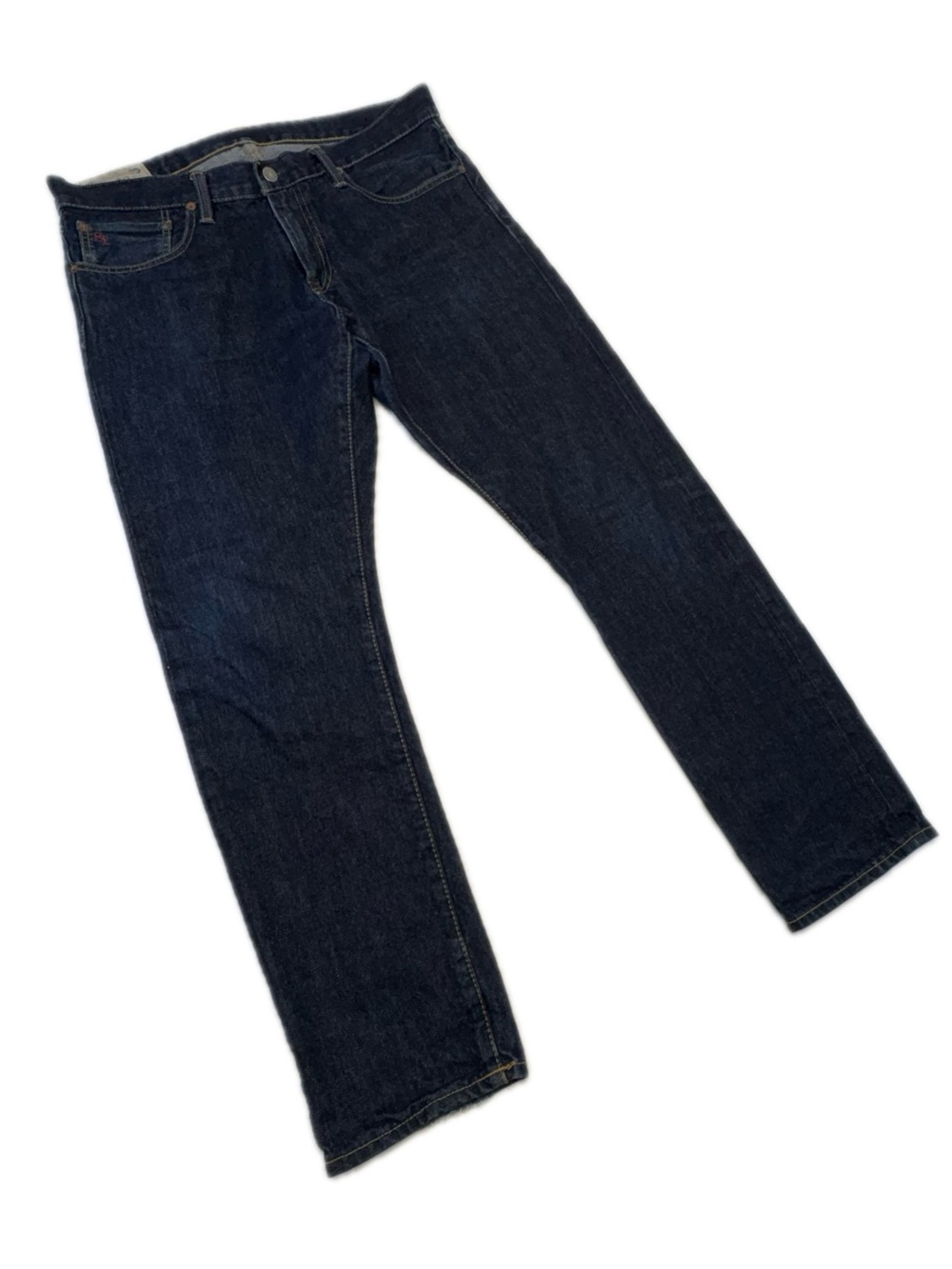 Polo Ralph Lauren Vintage Authentic Dungarees Dark Wash Blue Jeans Size 34x30
